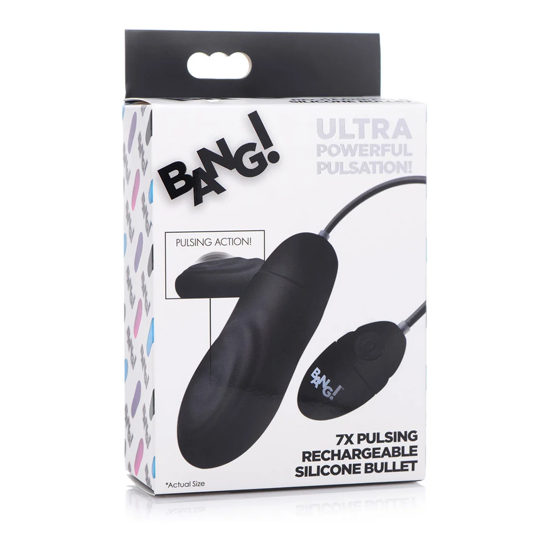 Bullet in silicone pulsante ricaricabile XR Brands - immagine 1