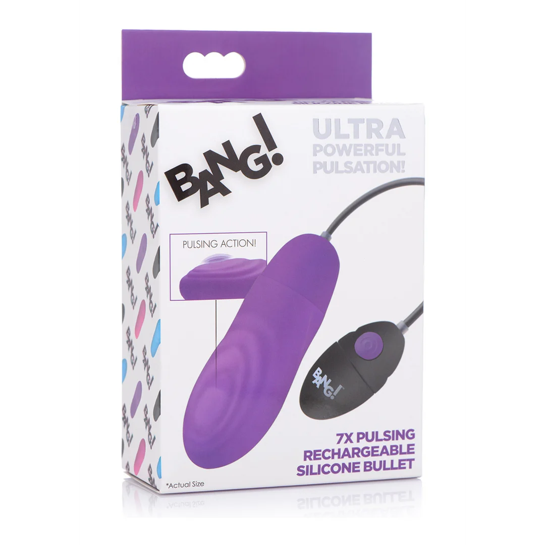 Bullet in silicone pulsante ricaricabile XR Brands - immagine 7