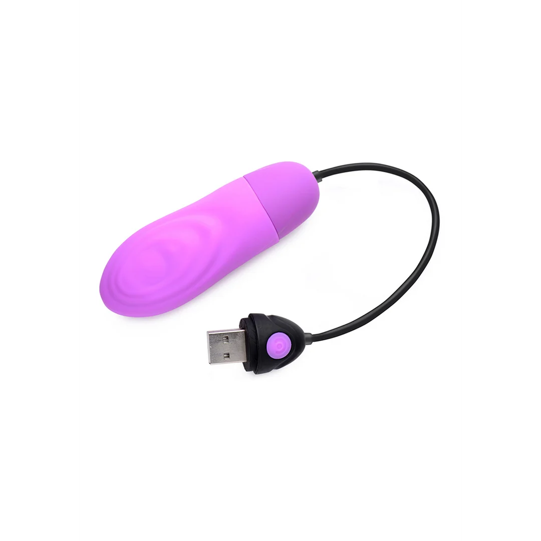 Bullet in silicone pulsante ricaricabile XR Brands - immagine 9