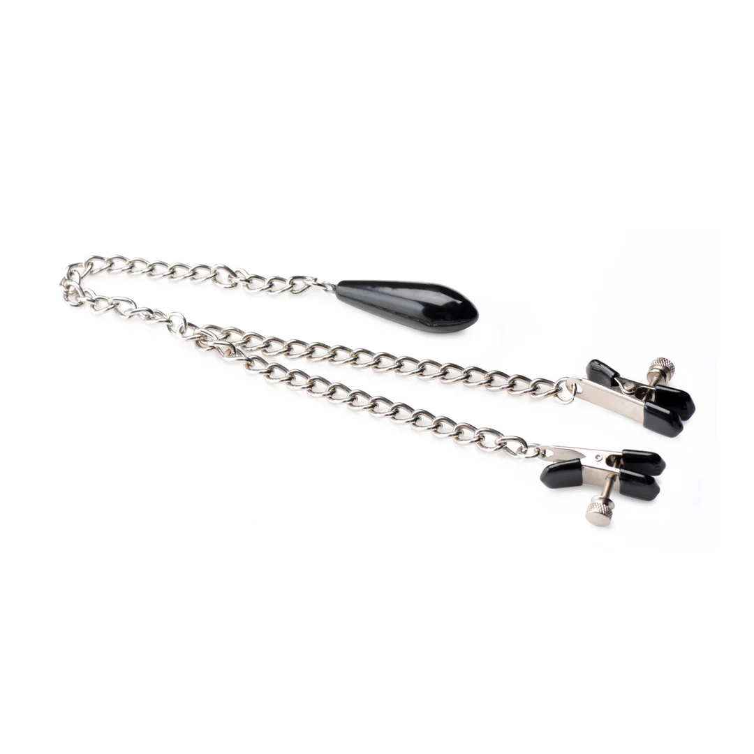 Pinze per capezzoli XR Brands Titty Taunter con sfera zavorrata - immagine 2