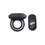 Anello fallico in silicone XR Brands con vibratore bullet e telecomando - immagine 4