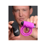 Anello fallico in silicone XR Brands con vibratore bullet e telecomando - immagine 6