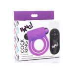 Anello fallico in silicone XR Brands con vibratore bullet e telecomando - immagine 5