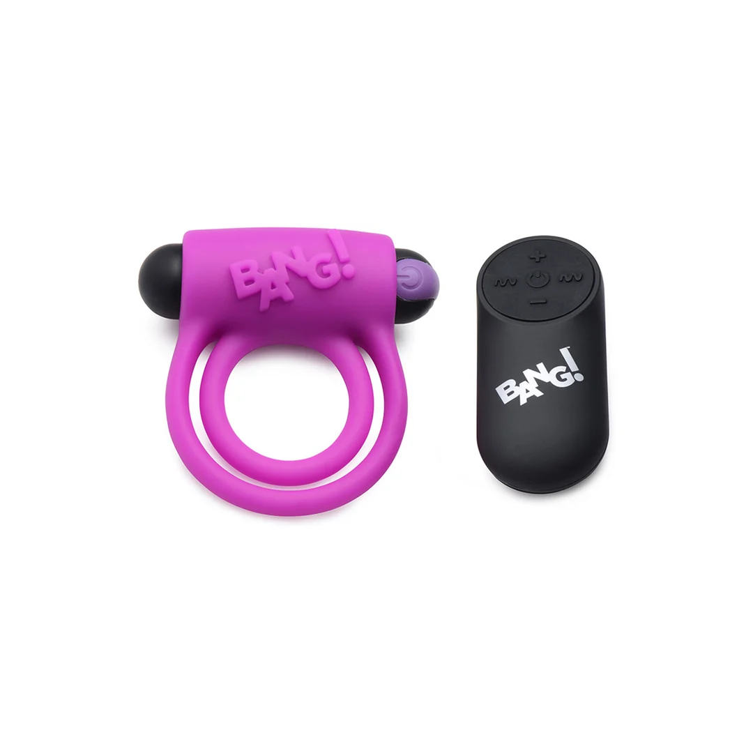 Anello fallico in silicone XR Brands con vibratore bullet e telecomando - immagine 8