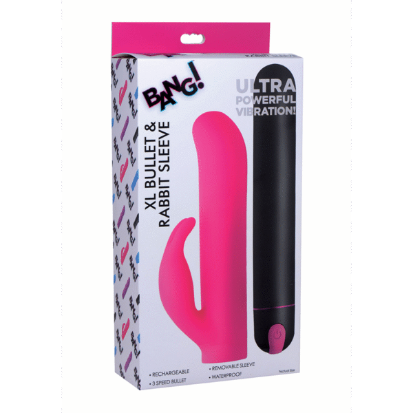 XL Bullet e sleeve rabbit in silicone XR Brands
