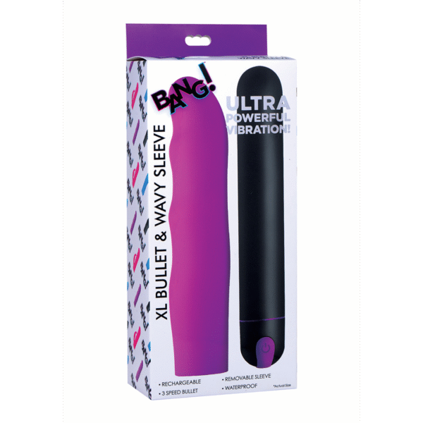 XL Bullet e sleeve ondulata in silicone XR Brands