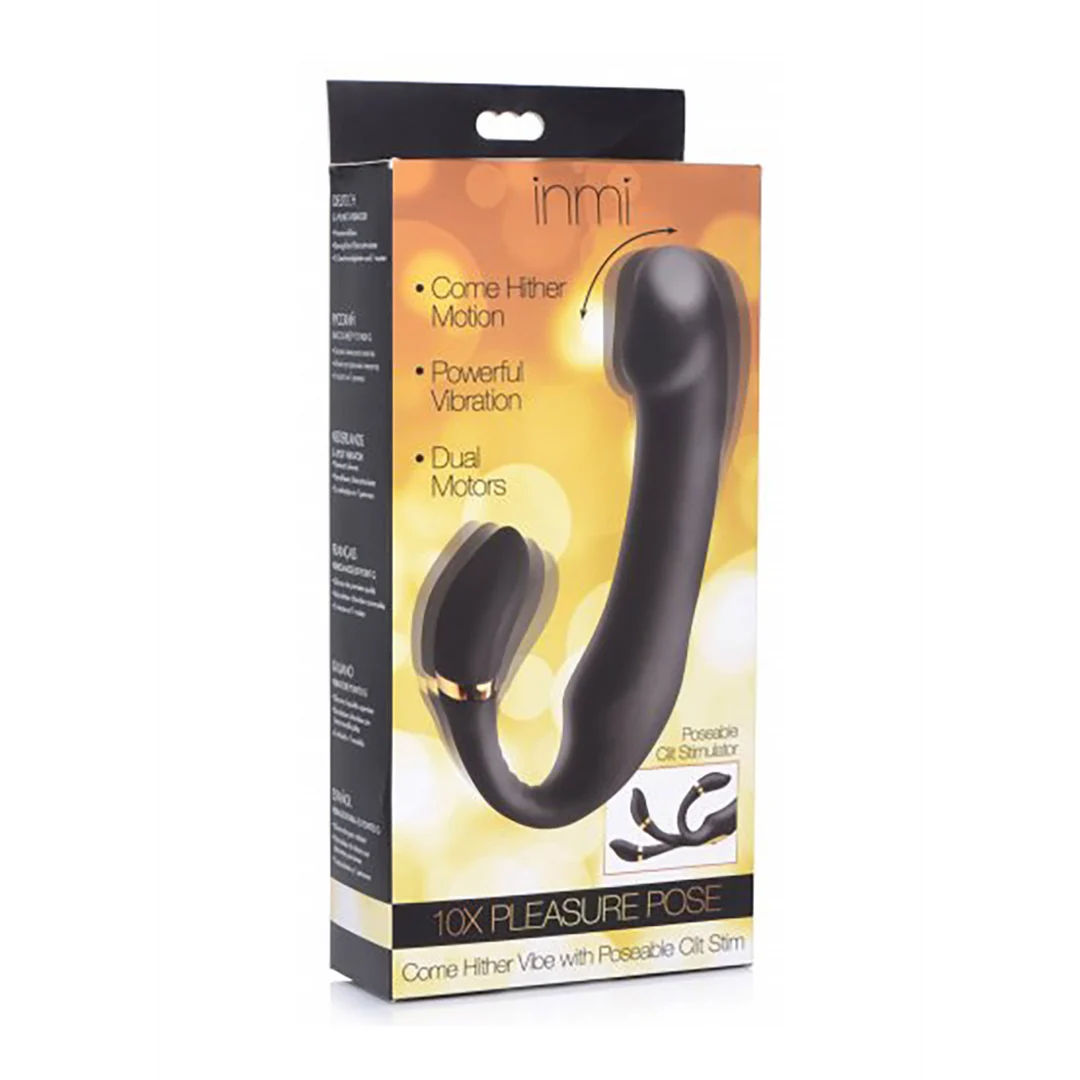 Vibratore duo con stimolatore clitorideo posizionabile – Pleasure XR Brands - immagine 1