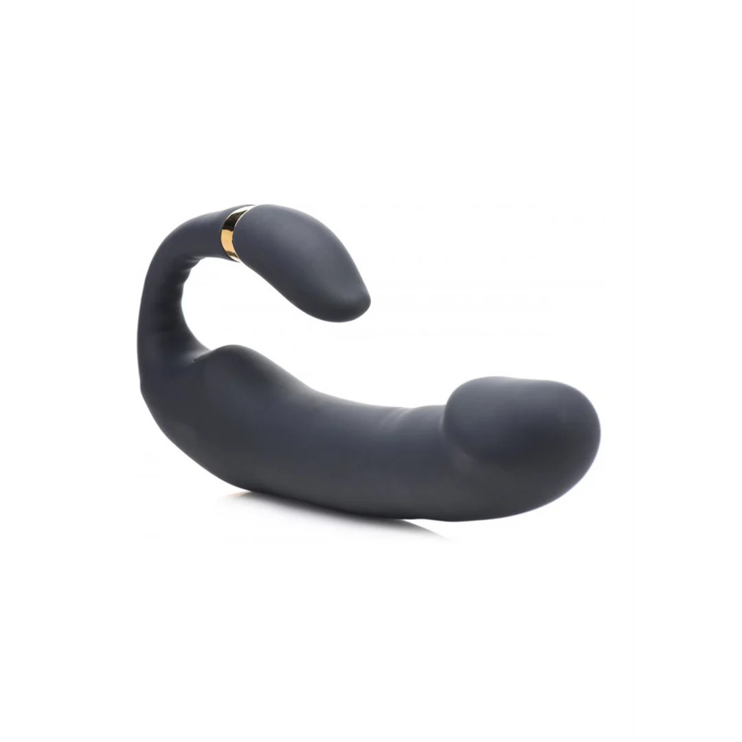 Vibratore duo con stimolatore clitorideo posizionabile – Pleasure XR Brands - immagine 4