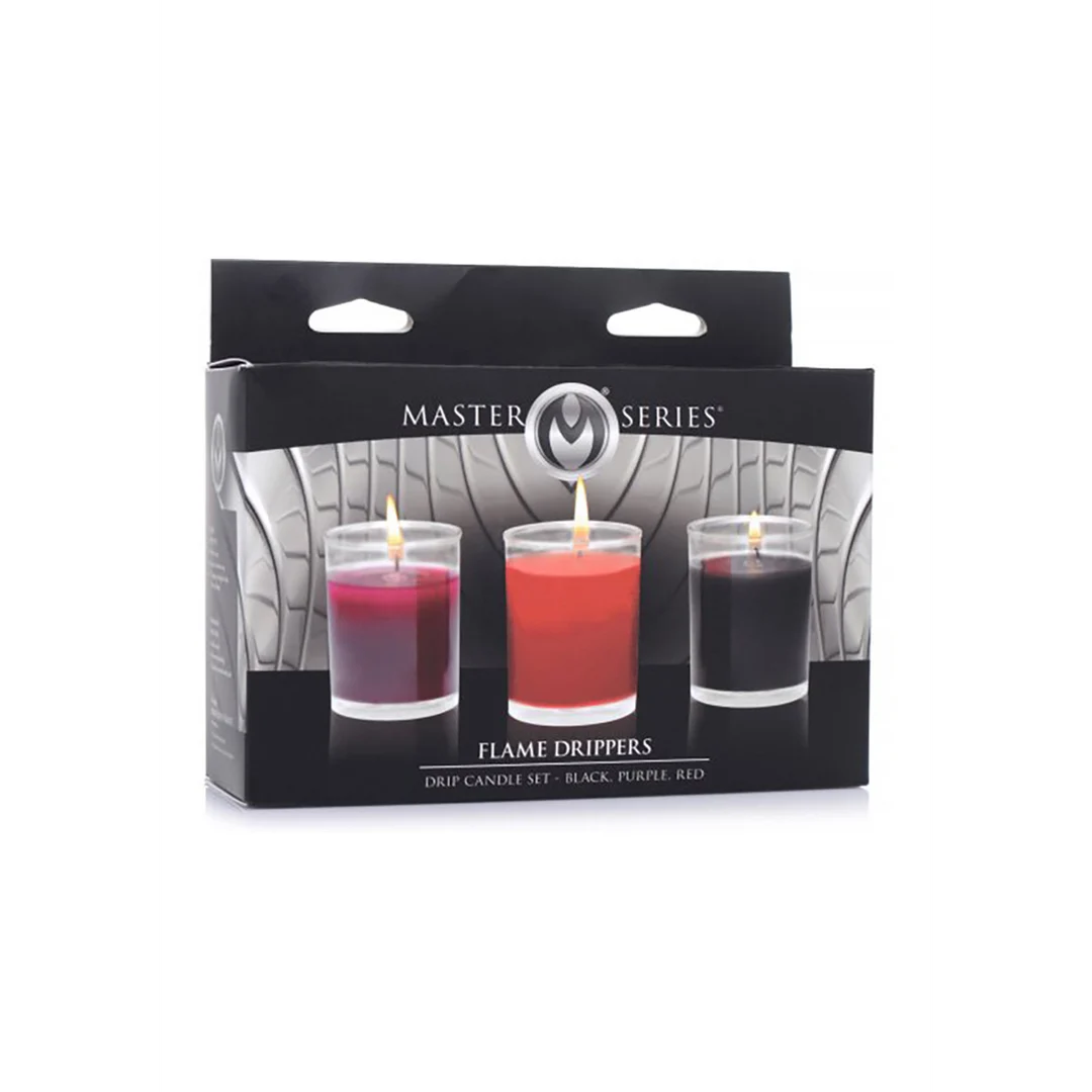 Set di candele colanti Flame Drippers per il gioco con le candele, leggermente profumate, 3 pezzi - immagine 1