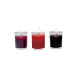Set di candele colanti Flame Drippers per il gioco con le candele, leggermente profumate, 3 pezzi - immagine 3