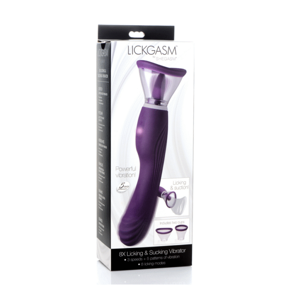 Lickgasm 8x vibratore lecca e aspira