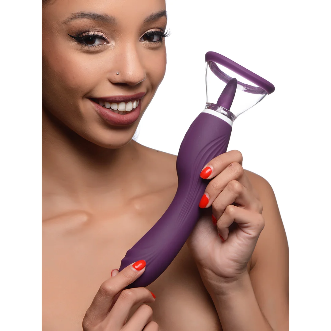 Lickgasm 8x vibratore lecca e aspira - immagine 5