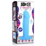 Vibratore a pressione e termoreattivo con ventosa, blu | XR Brands