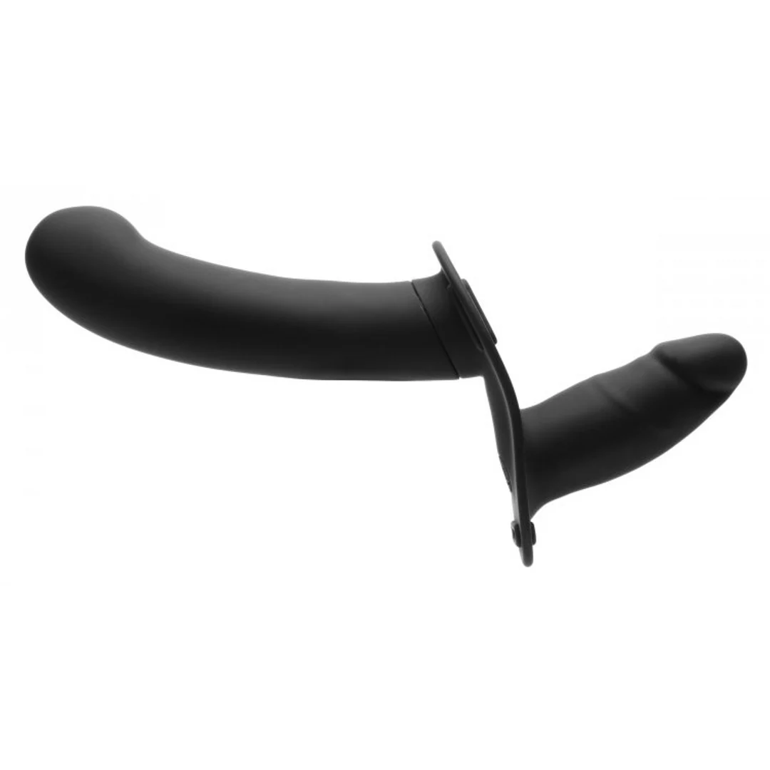 Double Diva, dildo doppio con imbracatura e telecomando - immagine 4