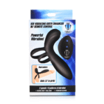 Guaina vibrante in silicone XR Brands per pene con telecomando