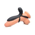 Guaina vibrante in silicone XR Brands per pene con telecomando - immagine 2