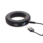 Anello fallico vibrante con telecomando – Anello fallico in silicone vibrante ed E Stim + telecomando - immagine 4