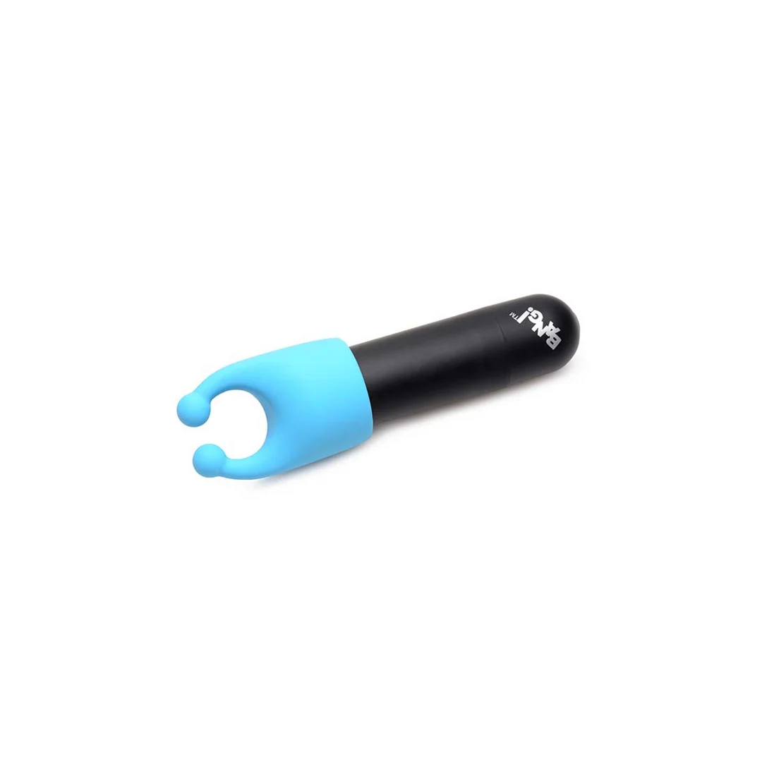 Vibratore bullet ricaricabile con 4 accessori fluorescenti al buio di XR Brands - immagine 3