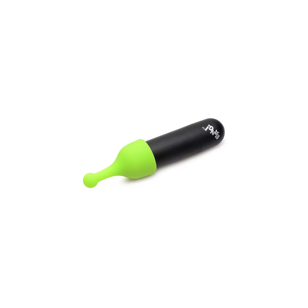 Vibratore bullet ricaricabile con 4 accessori fluorescenti al buio di XR Brands - immagine 4