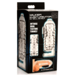 Masturbatore XR Brands Milker in TPE con fascia per i testicoli