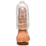 Masturbatore XR Brands Milker in TPE con fascia per i testicoli - immagine 2