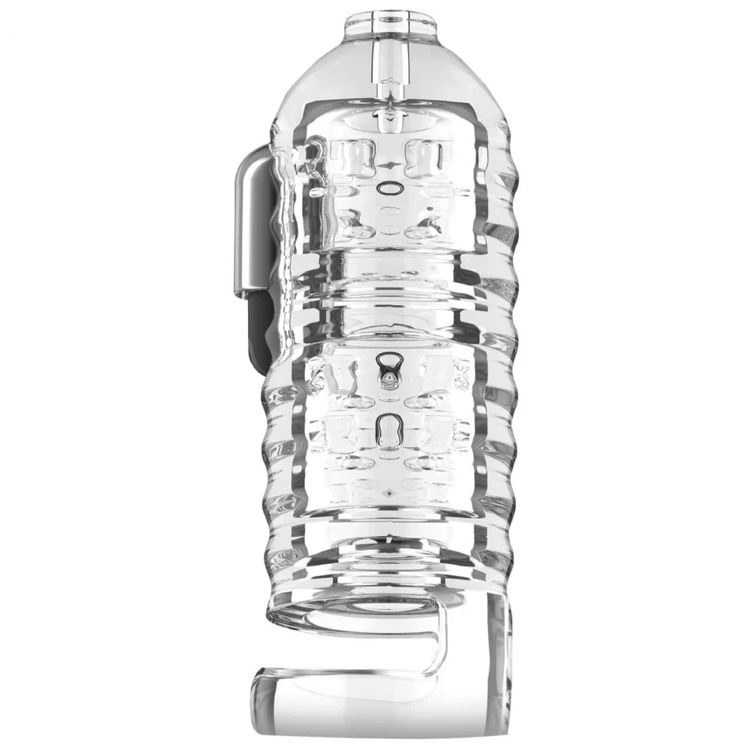 Masturbatore XR Brands Milker in TPE con fascia per i testicoli - immagine 6