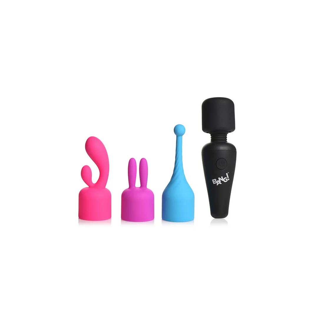 XR Brands Mini Wand Massager con 3 accessori - immagine 5