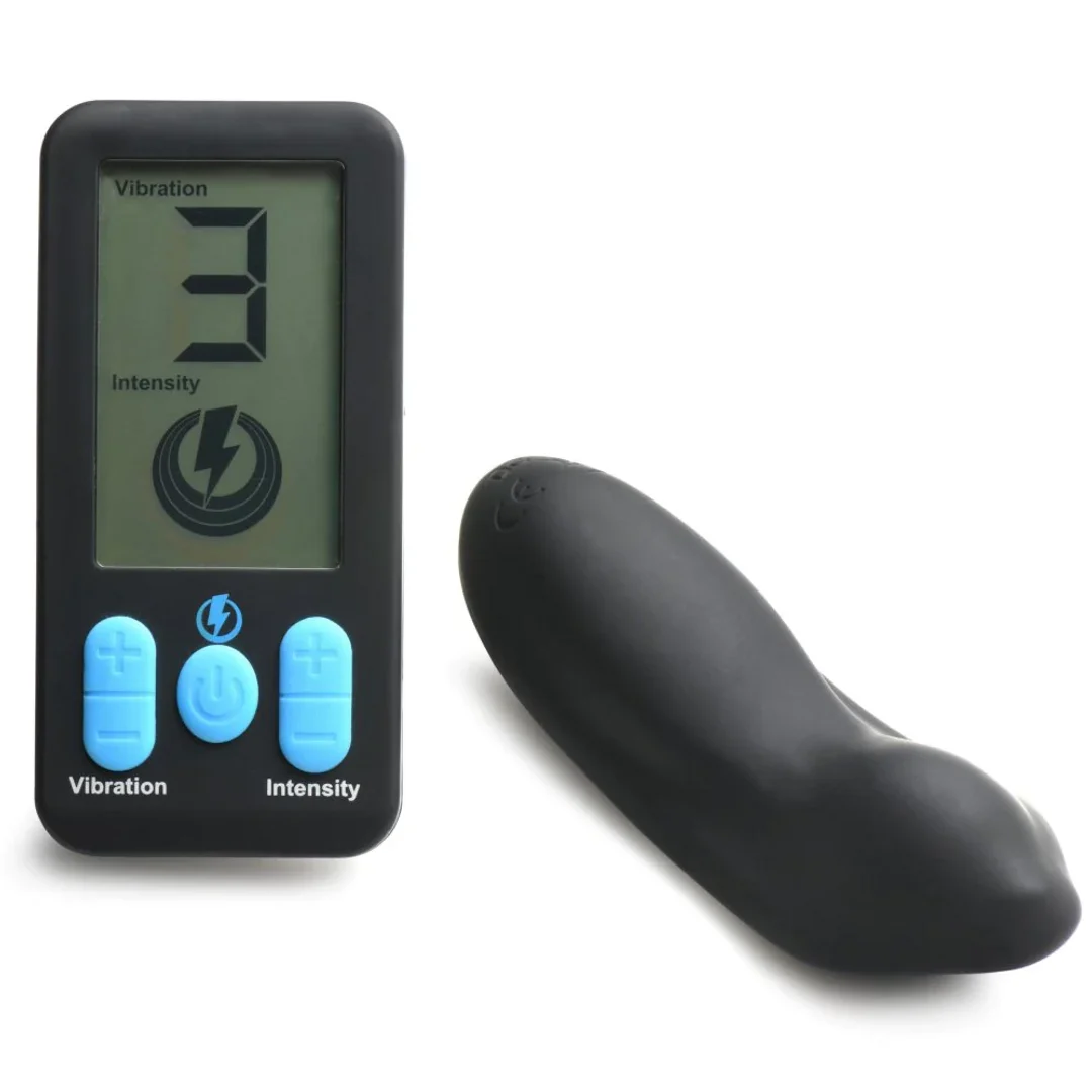 Toy di coppia con telecomando, vibratore per slip E Stim con telecomando, nero - immagine 5