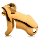 Gabbia di castità con placcatura in oro 18k – Oro - immagine 5