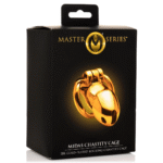 Gabbia di castità con placcatura in oro 18k – Oro