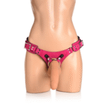 Imbracatura corsetto in pelle Bodice Deluxe rosa - immagine 5