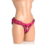 Imbracatura corsetto in pelle Bodice Deluxe rosa - immagine 4