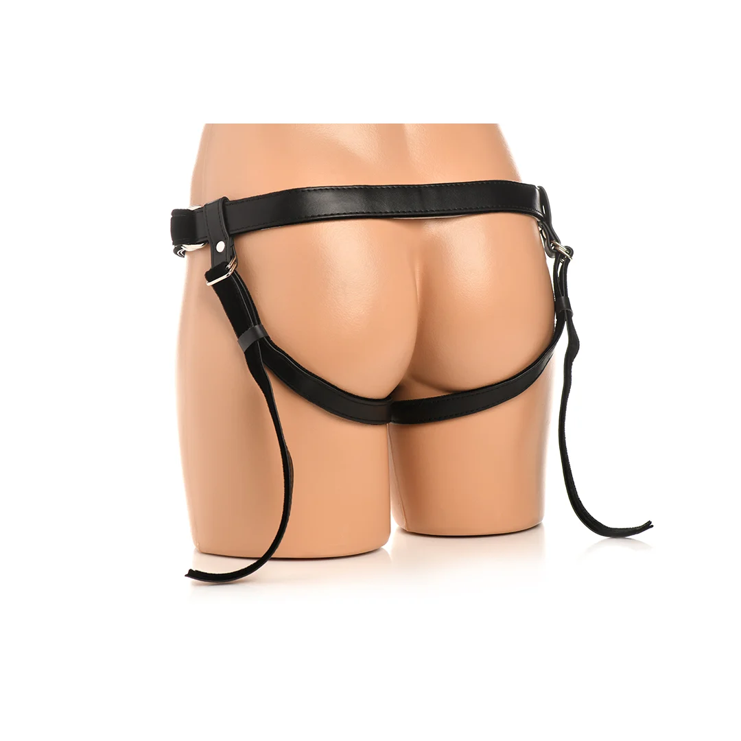 Velvet Kiss, imbracatura strap on nera - immagine 3