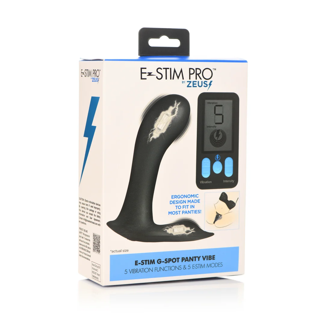 E Stim Pro vibratore per punto G da indossare nero - immagine 1