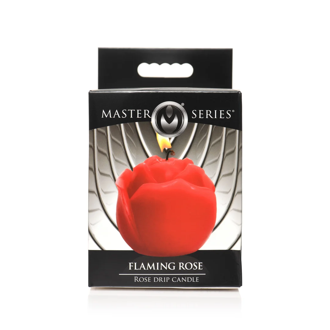 Candela colante Flaming Rose, rossa - immagine 2