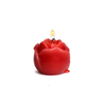 Candela colante Flaming Rose, rossa - immagine 4