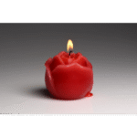 Candela colante Flaming Rose, rossa - immagine 5