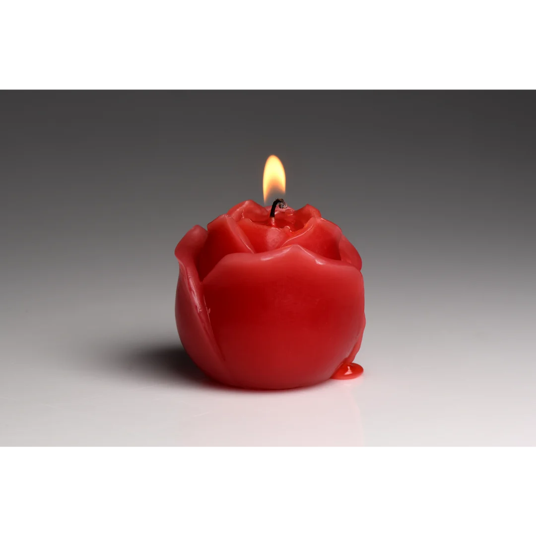 Candela colante Flaming Rose, rossa - immagine 5