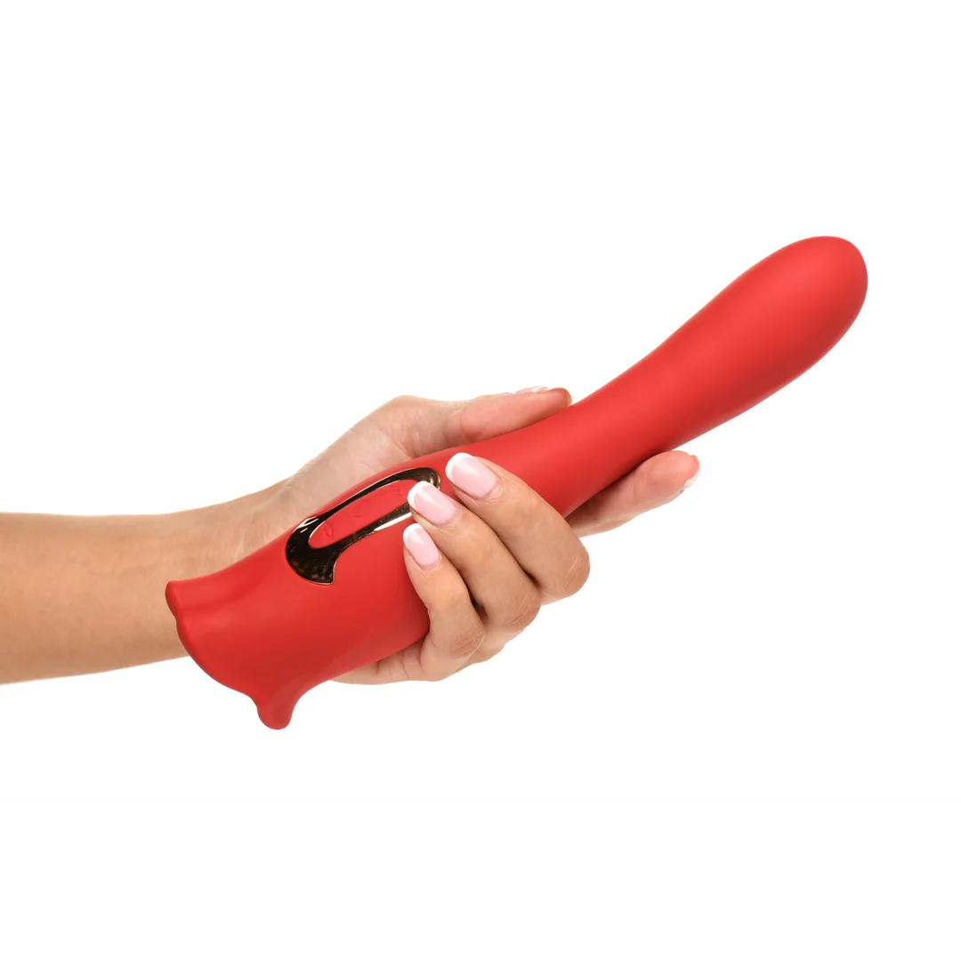 Vibratore a doppia estremità XR Brands Kiss and Tell Pro - immagine 6