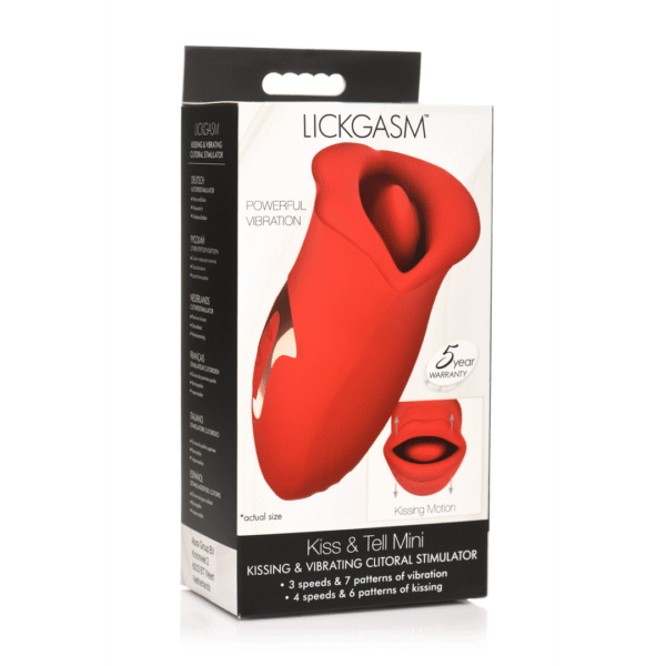 Stimolatore clitorideo in silicone Kiss and Tell