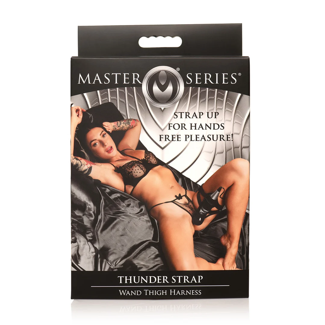 Imbracatura per coscia Thunder Strap per wand vibrator - immagine 2