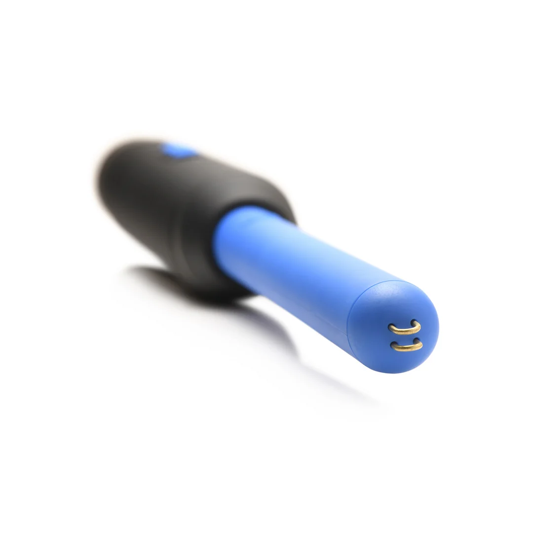 Bastone BDSM per elettrostimolazione con presa salda – Shock Rod, bastone per elettrostimolazione – Blu - immagine 4