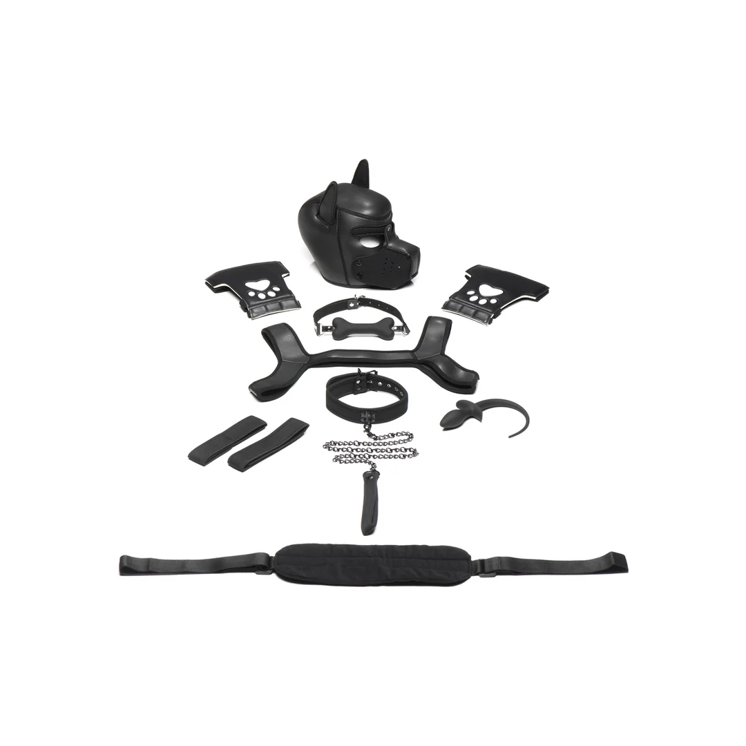 XR Brands Neoprene Puppy Kit nero - immagine 3