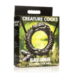 Anello fallico in silicone XR Brands Black Caiman