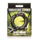 Anello fallico in silicone XR Brands Black Caiman - immagine 2