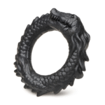 Anello fallico in silicone XR Brands Black Caiman - immagine 4