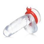 Anello fallico in silicone XR Brands Beast Mode rosso - immagine 6