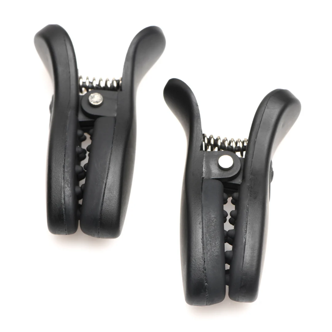 Morsetti vibranti per capezzoli XR Brands Dark Grip - immagine 3