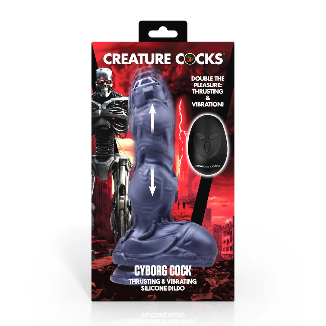 Dildo vibrante e con movimento di spinta Cyborg Cock - immagine 2