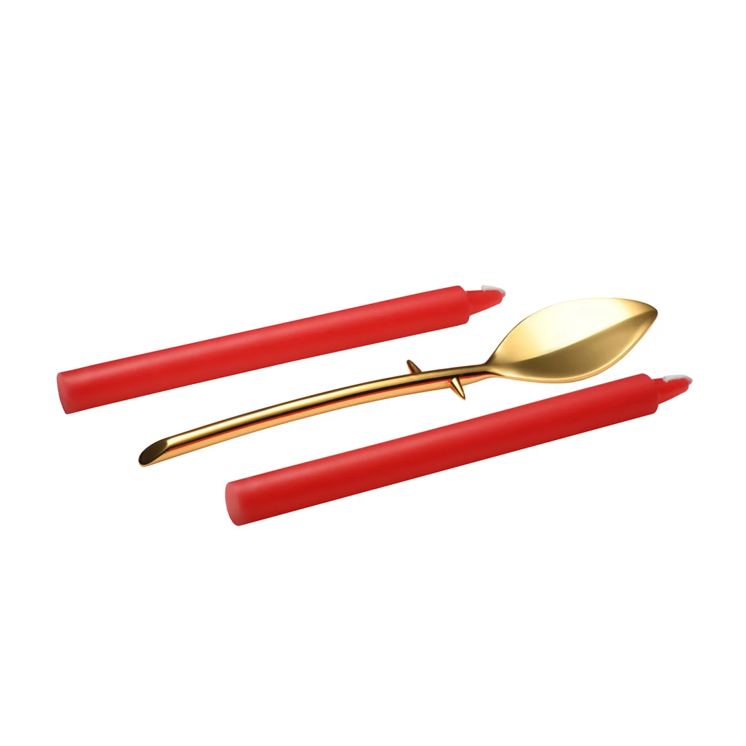 Set Drip Sensation con cucchiaio e candele colanti - immagine 3
